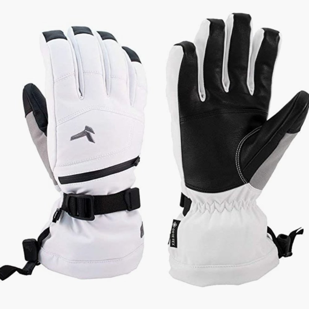 Kombi Sanctum Gore-TEX Glove Womens White/Black Medium NEW Leather